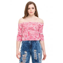 Blooming Bare Shoulder Tee!
